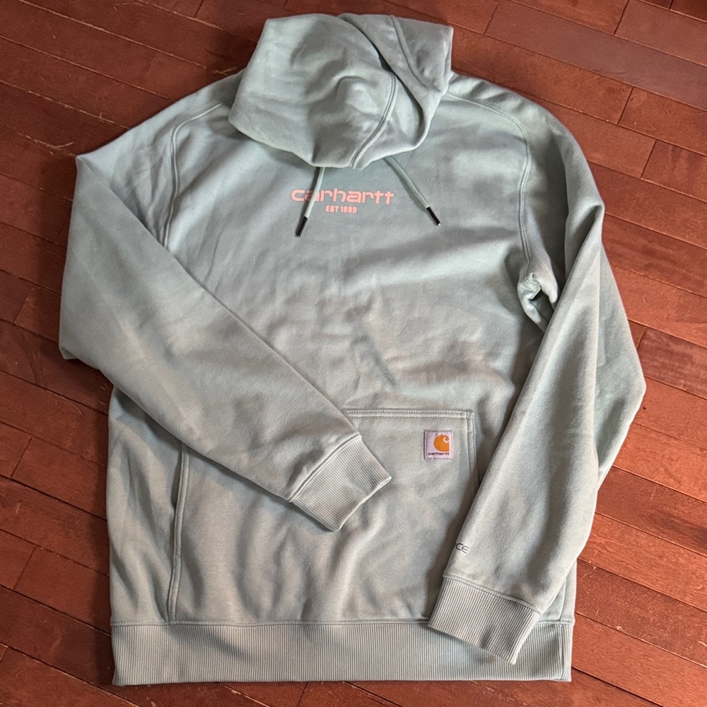 Carhartt Mint Green Pullover Hoodie
